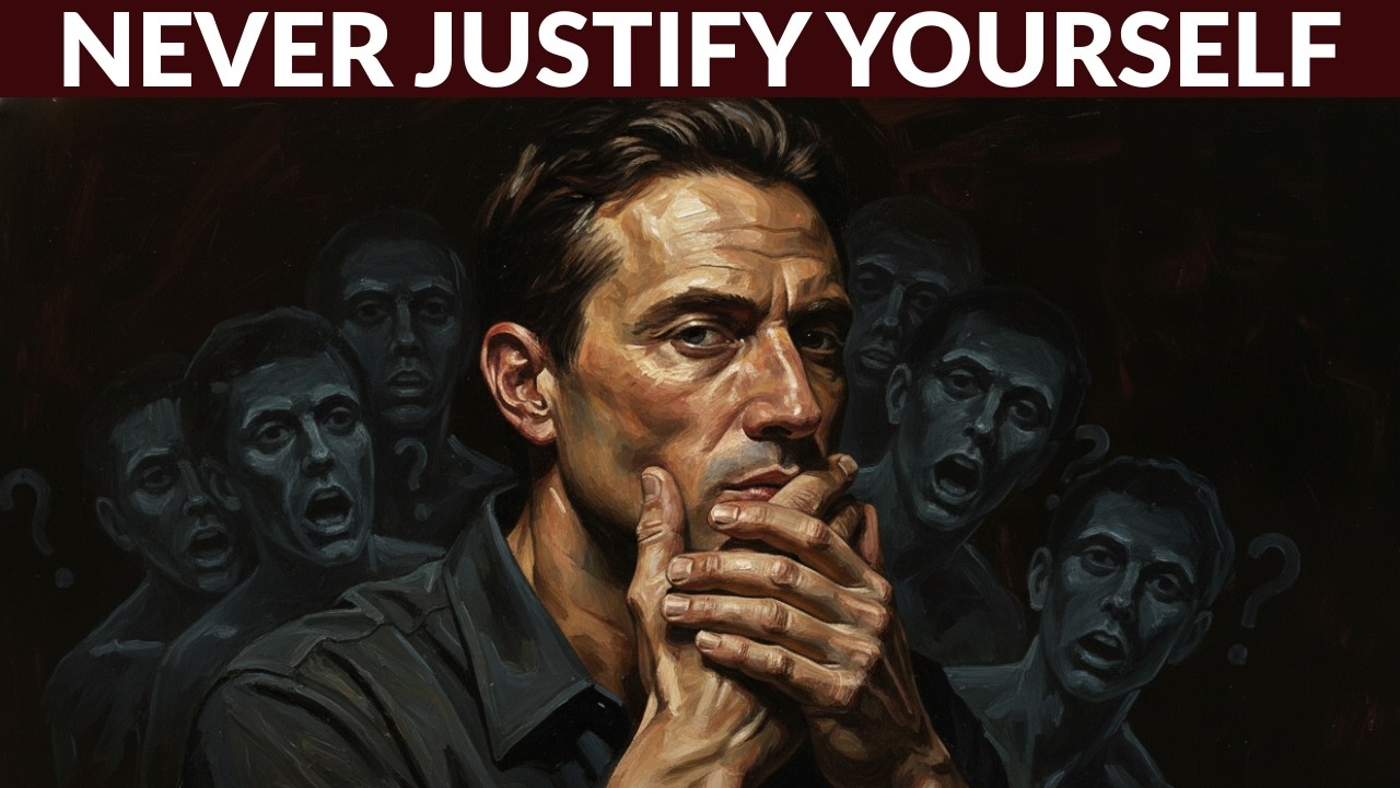 Never Explain Yourself If You Want to Be Respected