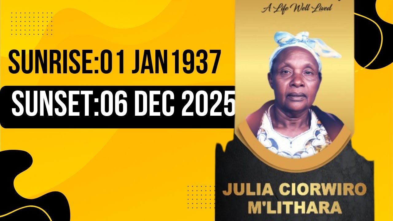 CELEBRATING THE LIFE OF JULIA CIORWIROM’LITHARA