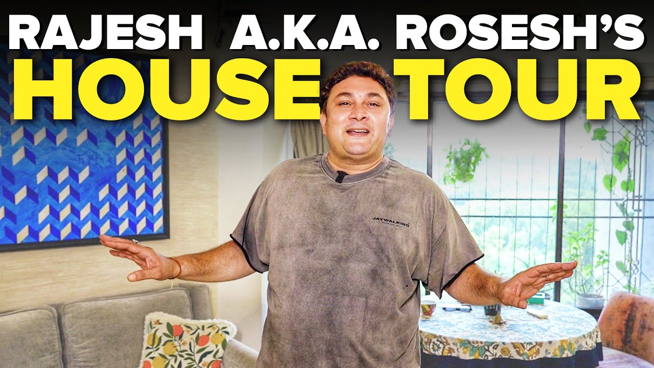 Inside Rajesh Kumar aka Rosesh's Mumbai Home | House Tour | Mashable Gate Crashes EP36