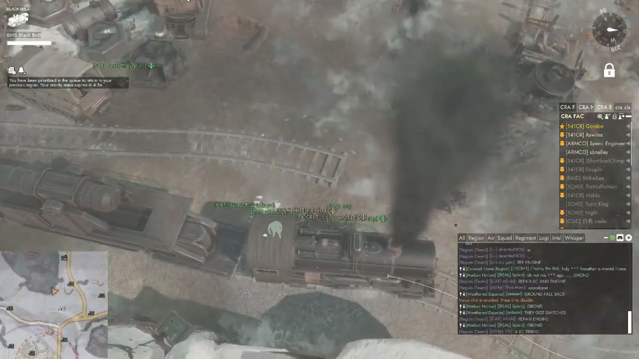 Airborne Update - War 132 CRA RSC vs Foxcatcher 5 SC