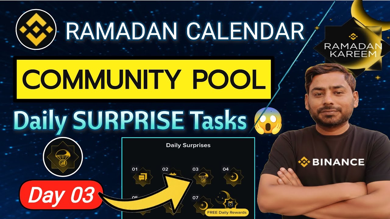 Binance Ramadan Calendar Campaign | Unlock Daily Surprise Day 03 Task now