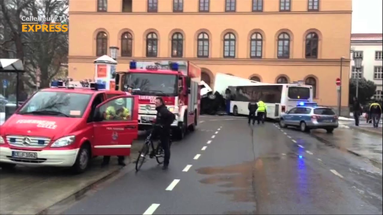 CHTV-EXPRESS: Unfall Celle LKW Linienbus (CelleHeute)