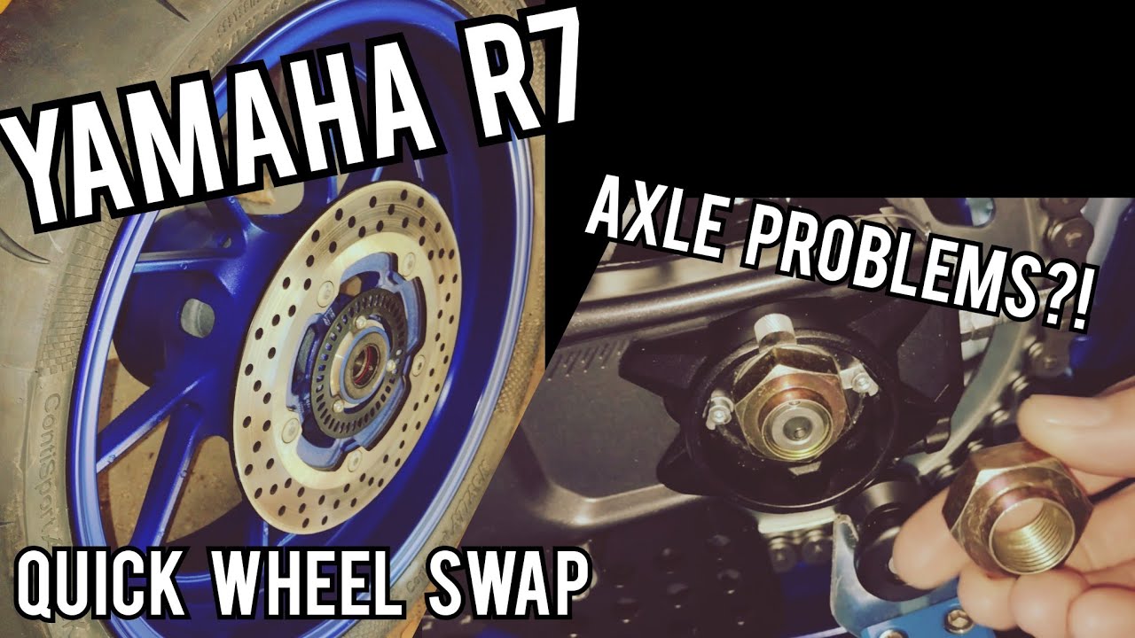 Yamaha R7 - Rear Axle Fix and Modification