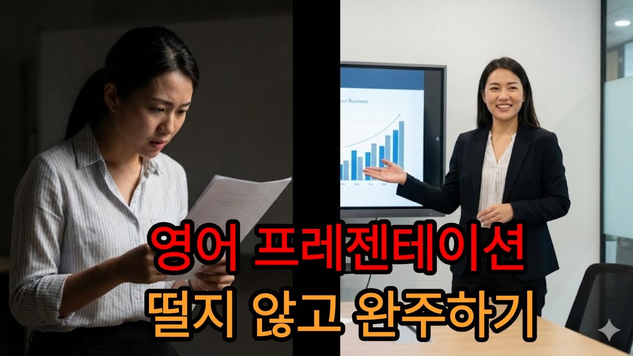 영어 발표, 염소 목소리 탈출! 원어민처럼 보이는 결정적 5문장