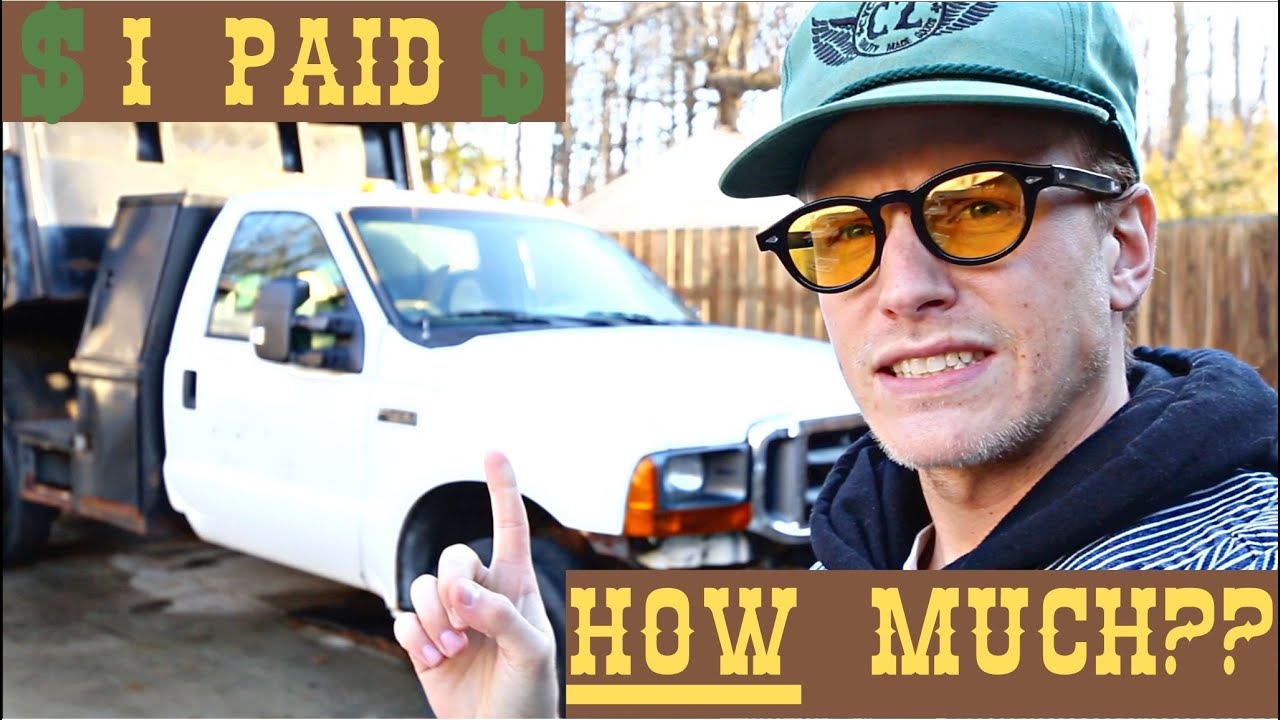 2000 F550 Dually Dump Truck - 7.3 Powerstroke Turbo Diesel (COLD START!)