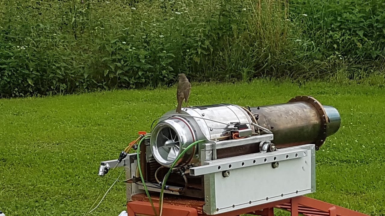 Handmade Jet Engine, New Compressor Wheel And Housing, Testing