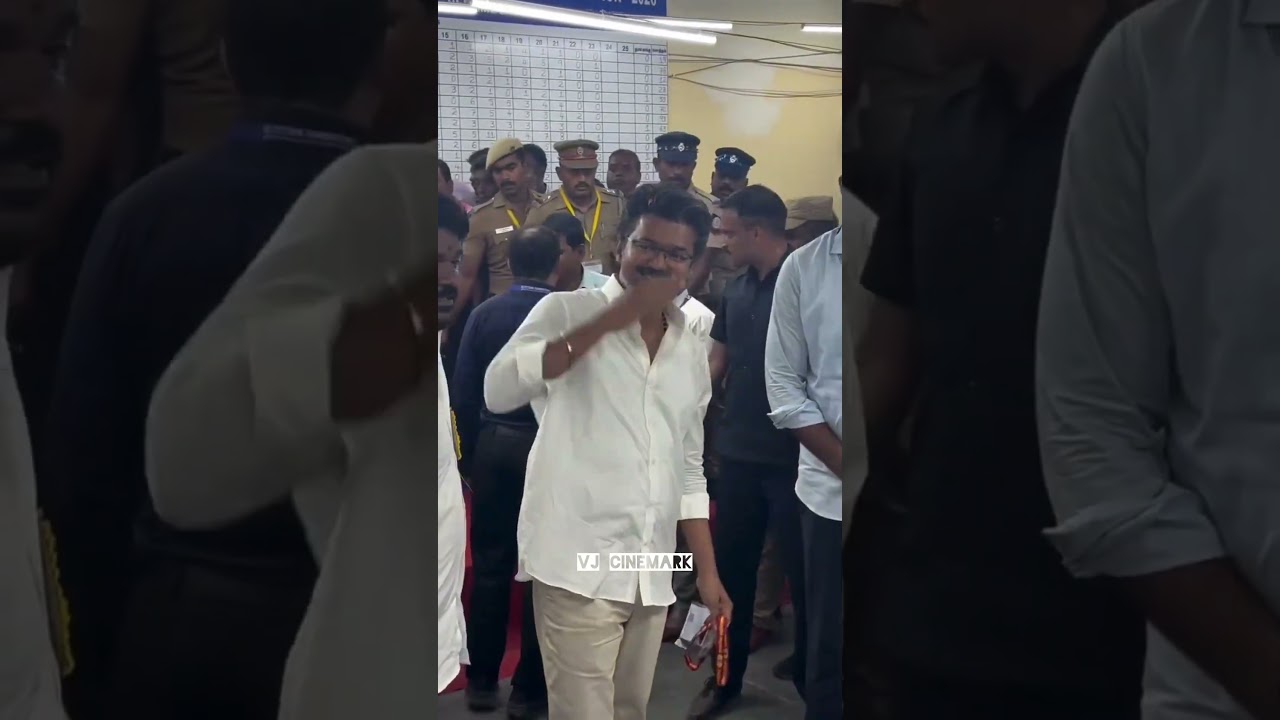 Thalapathy Vijay Victory Walk | Visuals From Counting Center| History Created by TVK#VijayThalapathy