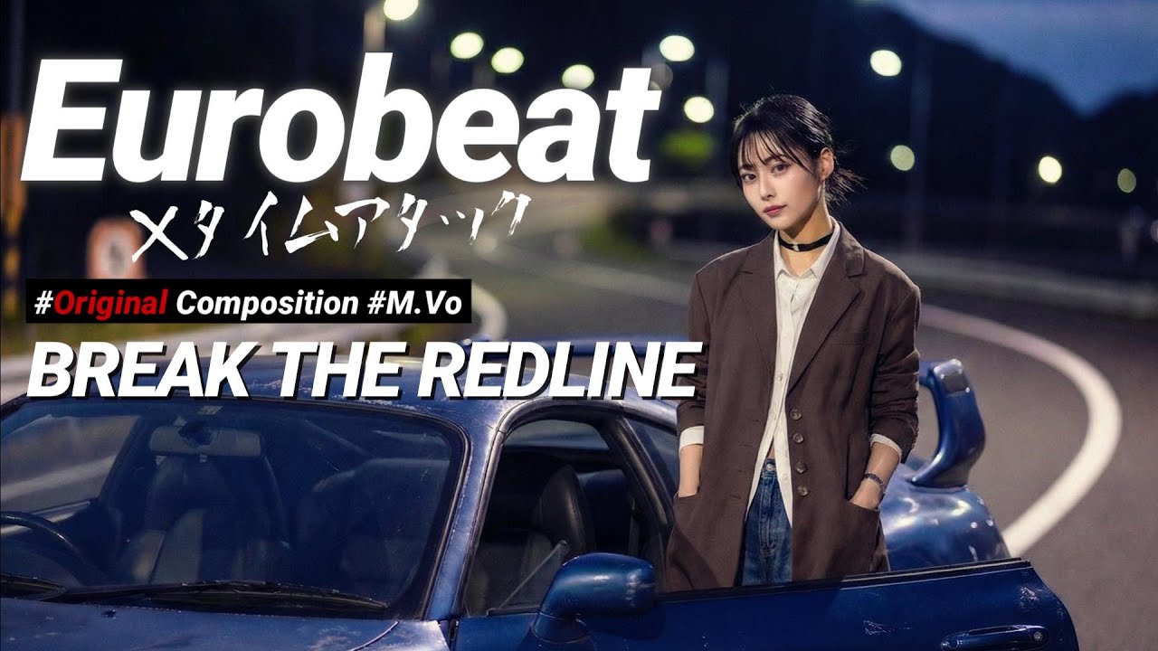 BREAK THE REDLINE【Japanese Eurobeat／Downhill Time Attack】未踏コースでレッドゾーンを超えろ #a70 #supra