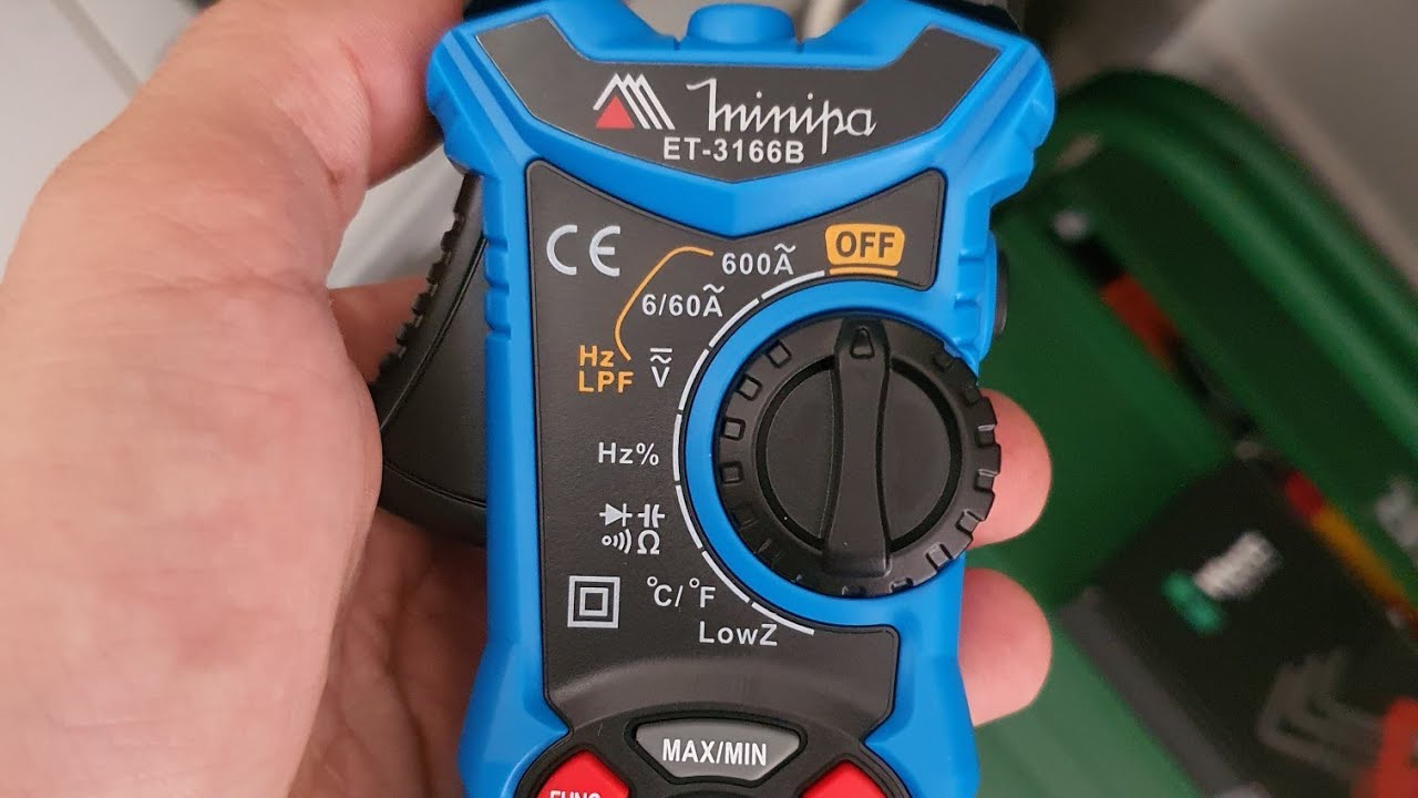 ET - 3166B - ALICATE AMPERIMETRO MINIPA - REVIEW