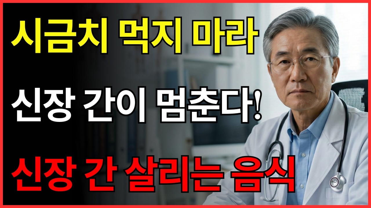 70대 절대 금지! 시금치와 진한 녹즙은 간·신장에 독입니다 | 의사들도 피하는 식단 | 간·신장을 살리는 음식 | 부모님 건강 습관