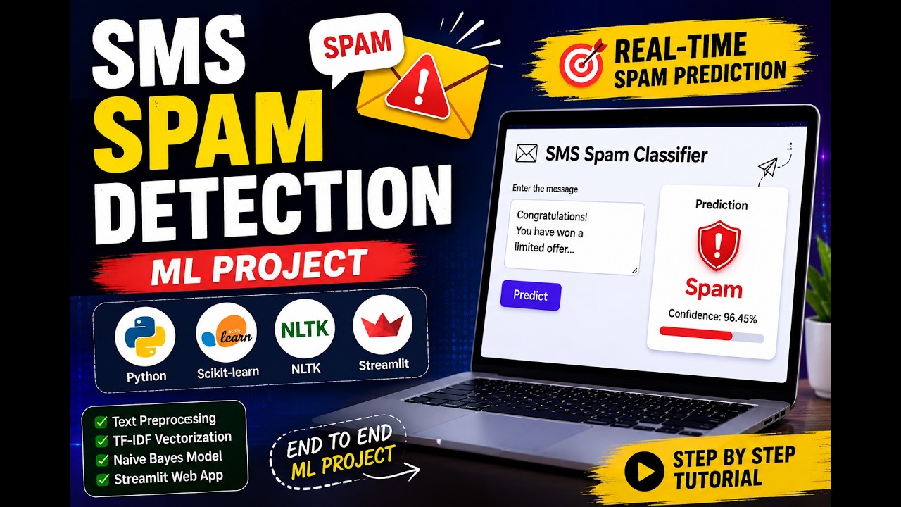 Spam Message Detection using Python | Complete ML Project