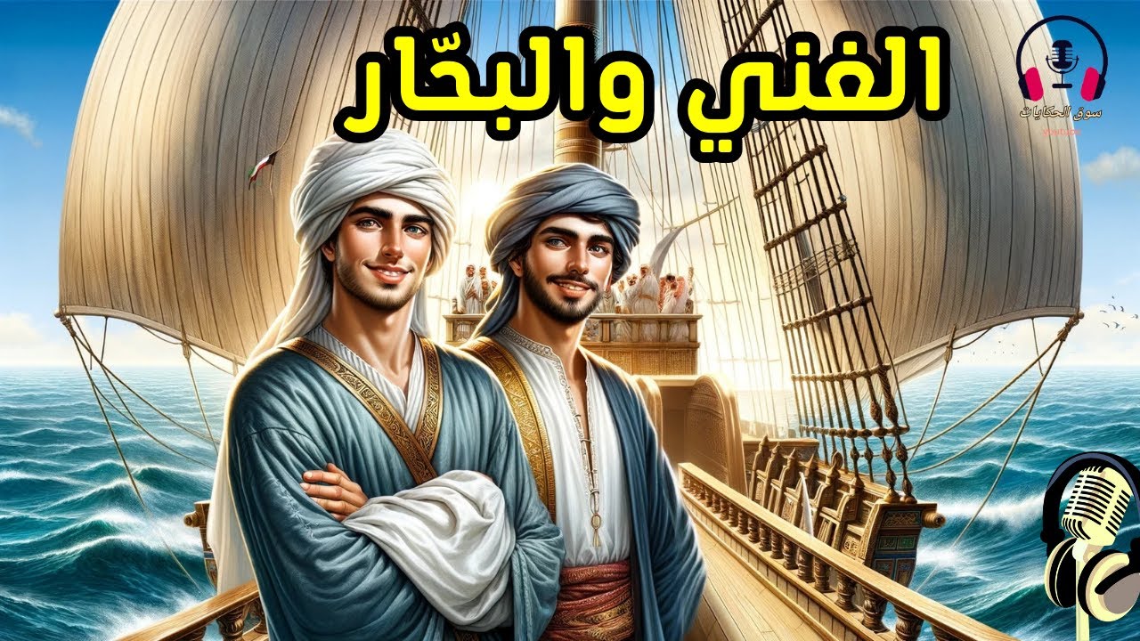 قصة الغني والبحّار، من القصص الخيالية المشوقة قبل النوم، ضع السماعات واستمع، سوق الحكايات والقصص