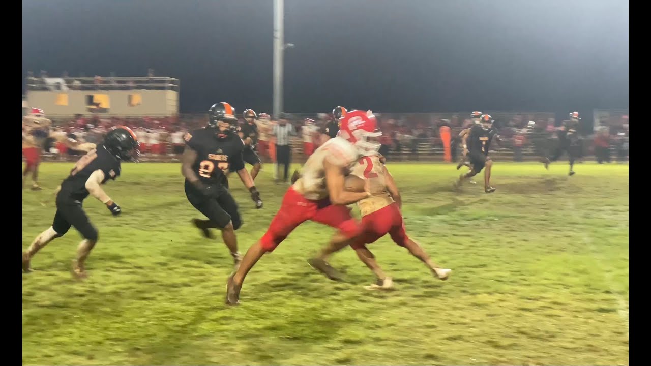 FB: No. 1 Kahuku Red Raiders win mud bowl over No. 4 Campbell Sabers, 16-6