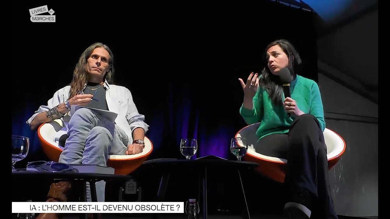 Intelligence artificielle : l'homme est il devenu obsolète - Aurélien Barrau et Asma Mhalla.