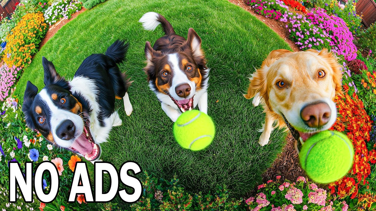 24 часа “Dog TV” для просмотра собаками 🐶 Антитревожная музыка для собак и тихое расслабление 💖