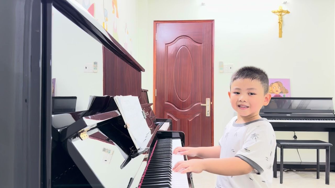 Jingle bells Piano - Quãng Hữu Phúc || Dual Nhi Music & Art