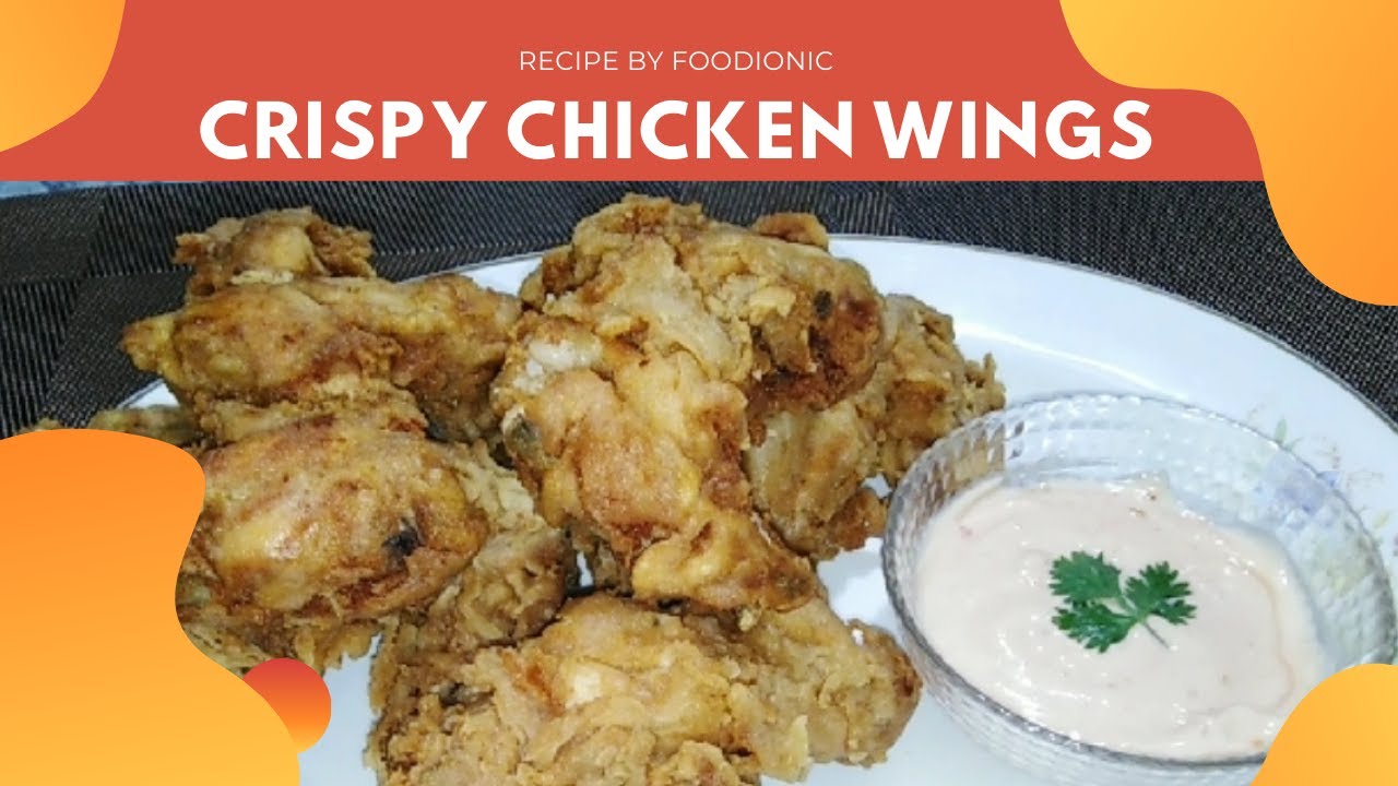 KFC Style Crispy Fried Chicken Wings|Zinger|How to Make Crispy Chicken Wings|Recipe by Foodionic|