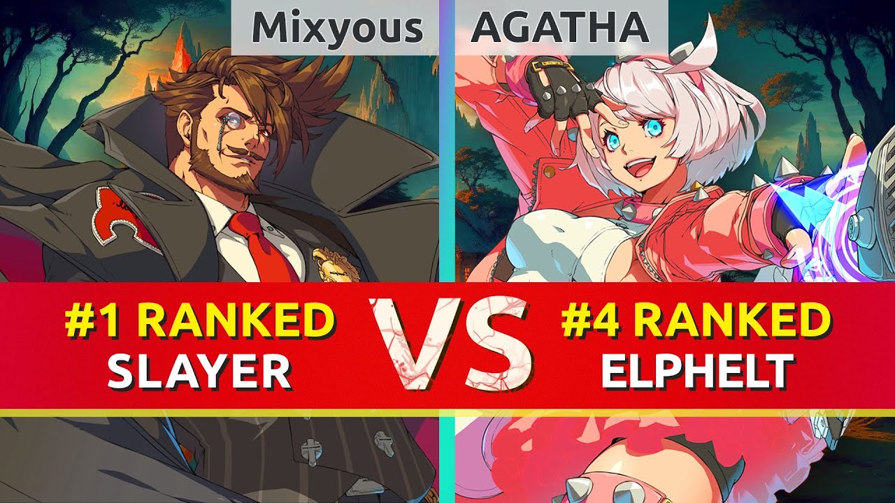 GGST ▰ Mixyous (#1 Ranked Slayer) vs AGATHA (#4 Ranked Elphelt). High Level Gameplay