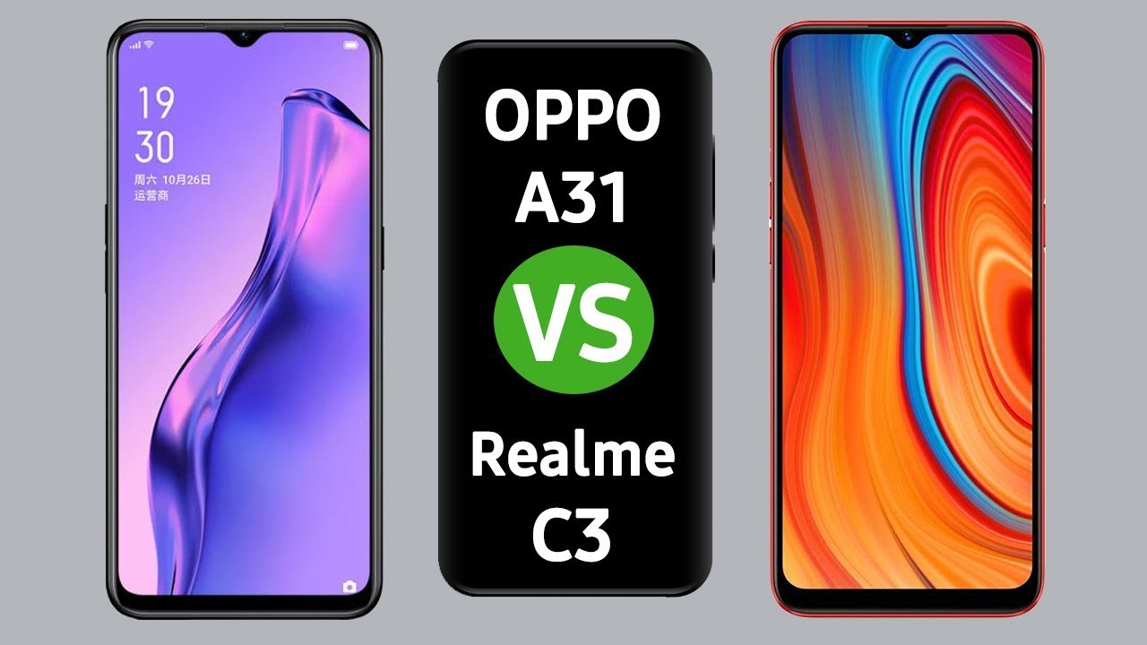 OPPO A31 VS Realme C3 - مقارنة مواصفات