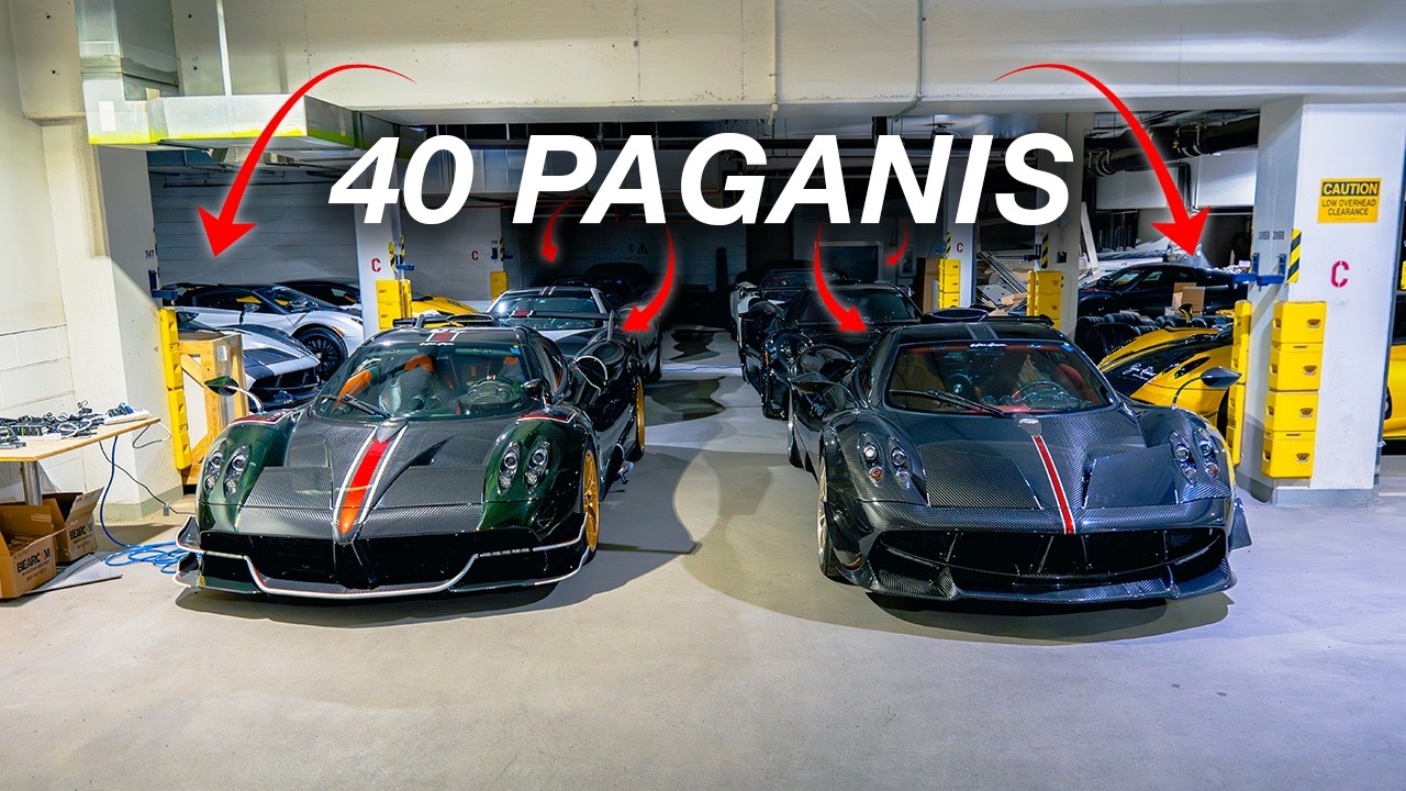Pagani на сумму 120 000 000 долларов в одном месте! — Pagani Rally 2024