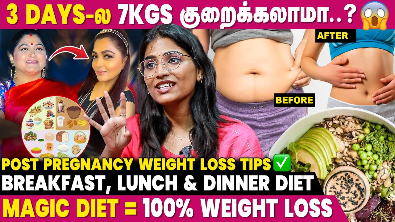 How to Reduce Weight & Belly Fat With Food Diet - Dietician Lawvanya | Weight Loss Diet Plan