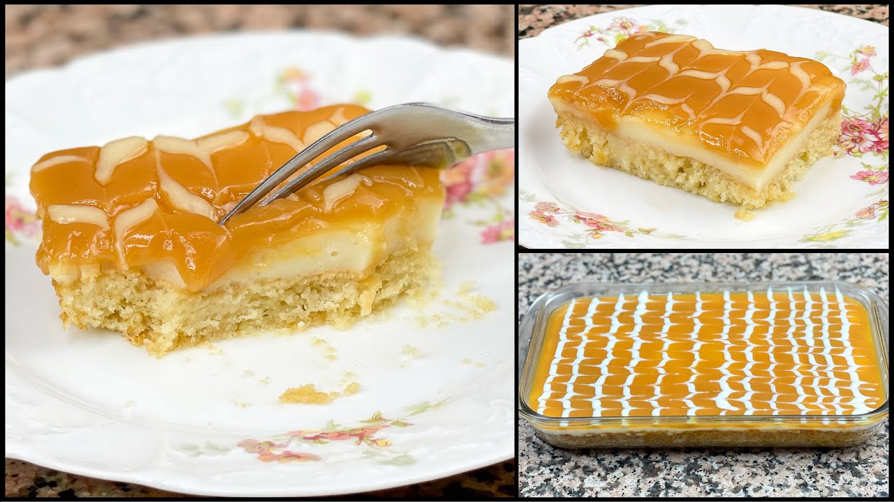كيكة الخمس ملاعق مذاق رهيب لا يقاوم 👌بدون كريمة بمكونات جد بسيطة واقتصادية كيك ادمااان🤤