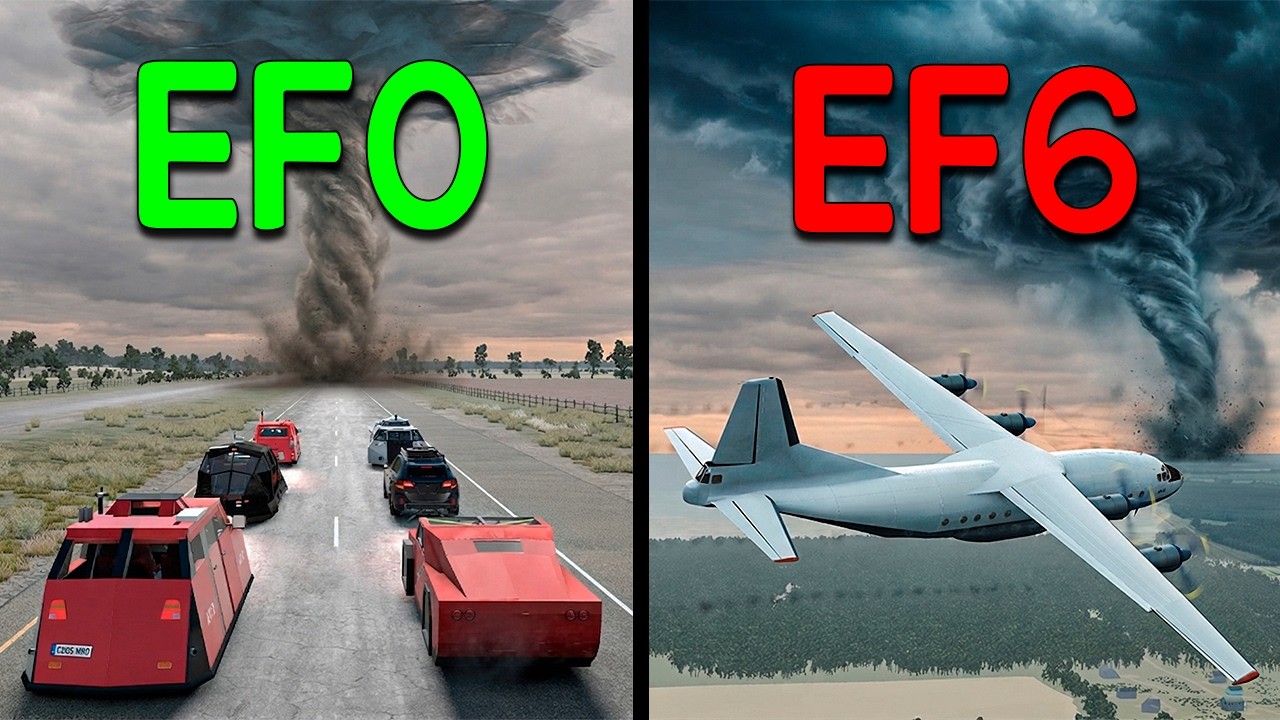 🌪️Я применил машины охотников за штормами прямо перед торнадо | BeamNG.drive