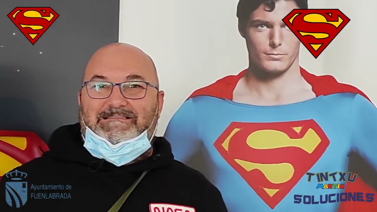 Exposición de superman Fuenlabrada 2021