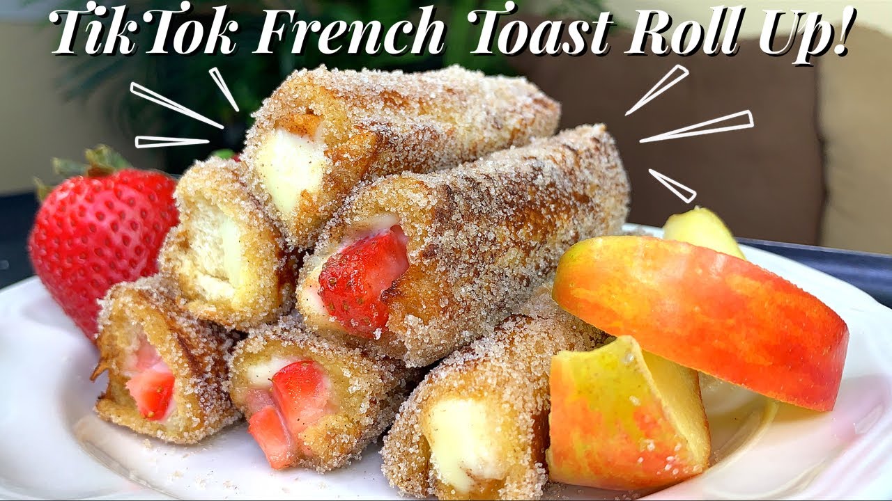 HOW TO MAKE TIKTOK FRENCH TOAST ROLL UP!