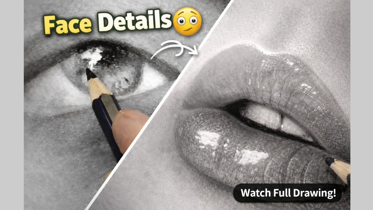 😳This Drawing Looks REAL… Insane Face Details!