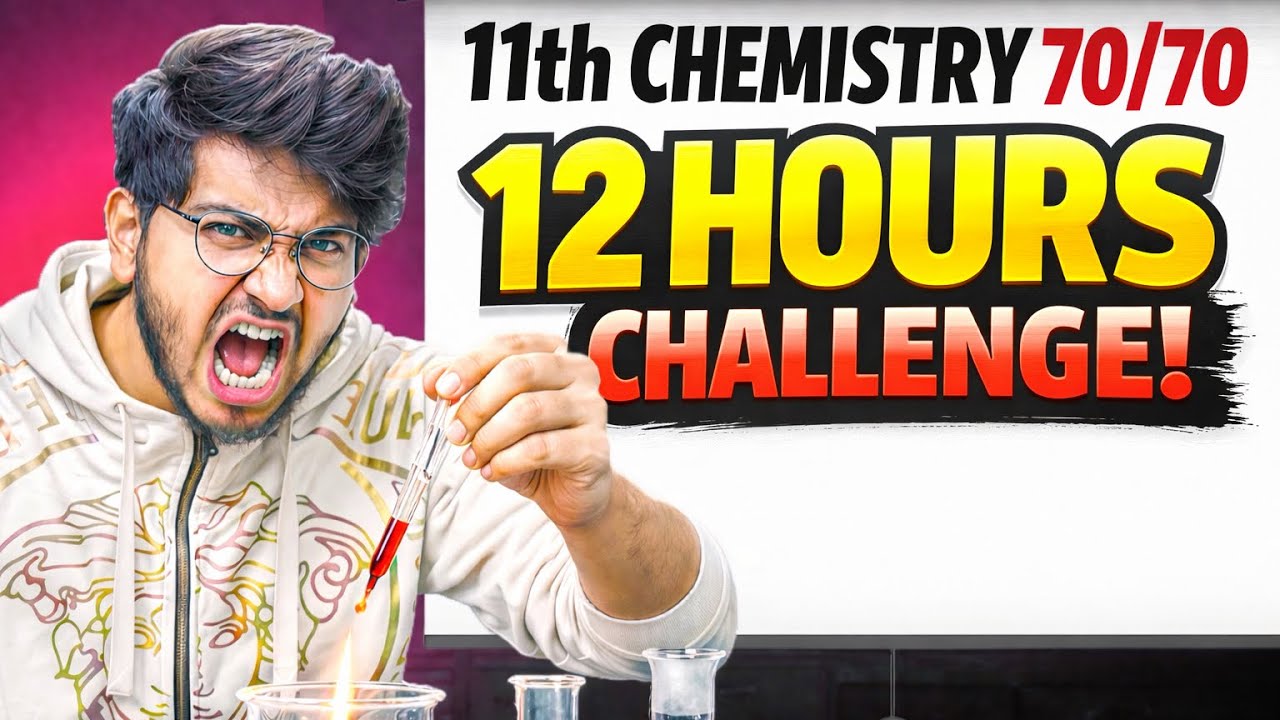 Stop Studying Chemistry Wrong ❌ | Class 11 Chemistry Strategy, Study Plan & Roadmark for 70/70