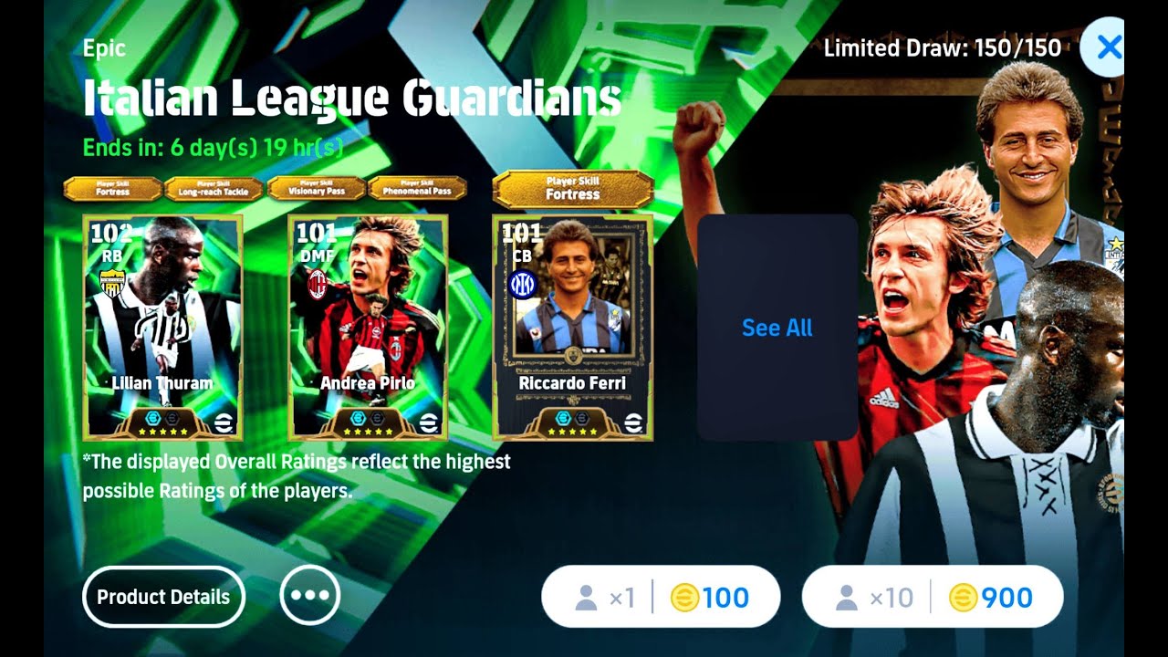 Pirlo & Thuram open pack + game play (Konami ol buyoqa Pirlochamni hehehehe)