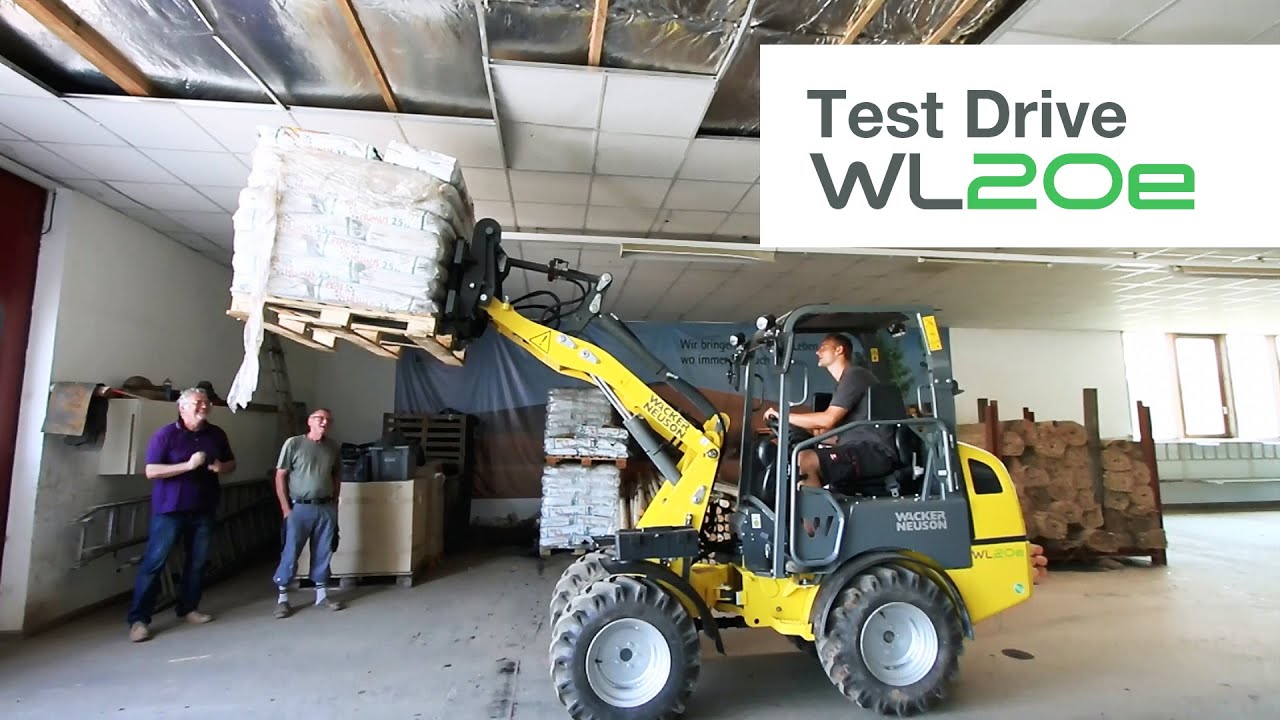 Test drive of Wacker Neuson WL20e