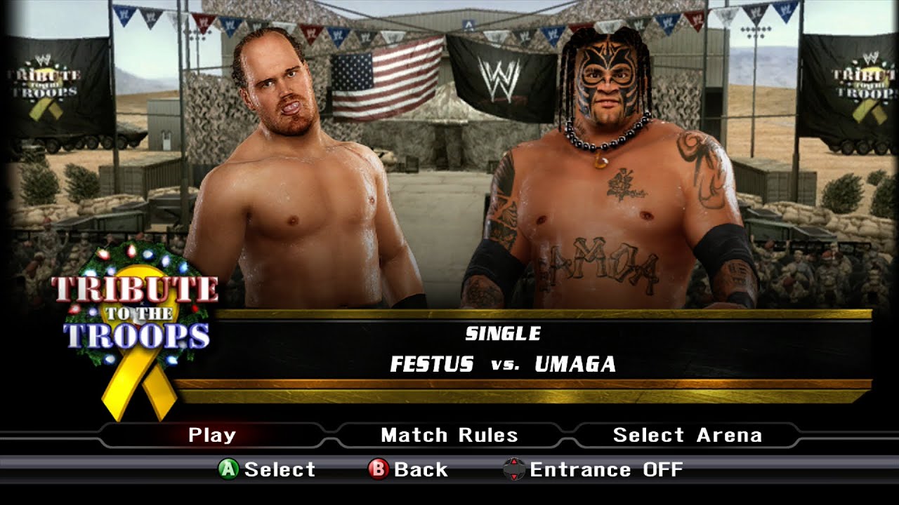 WWE SmackDown vs. Raw 2009 | Festus vs. Umaga
