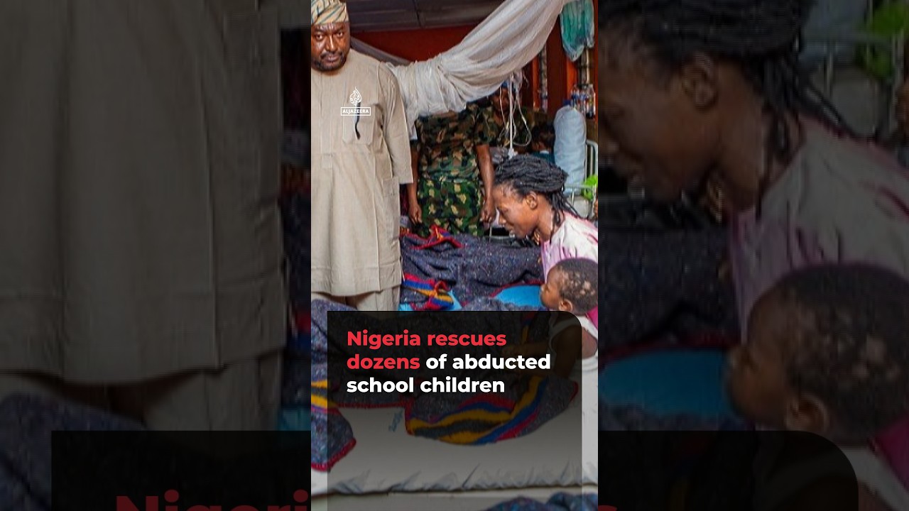Nigeria rescues dozens of abducted school children in Oyo state | #ajshorts