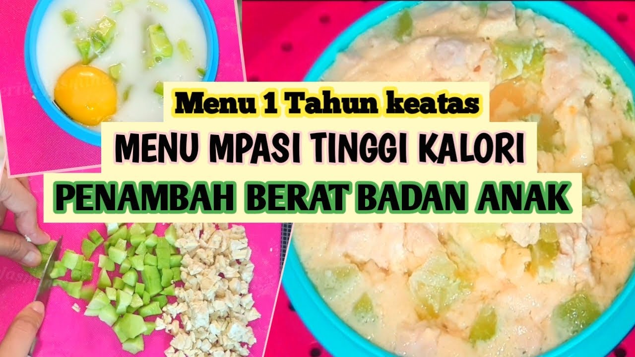 MPASI PENAMBAH BERAT BADAN ANAK - MPASI TINGGI KALORI 1 TAHUN KE ATAS ANTI GTM