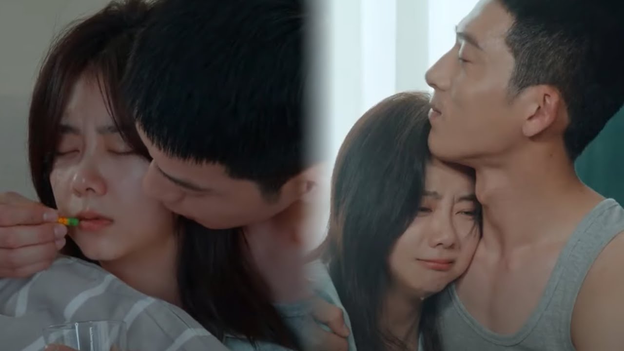 【#归路 糖点回顾💘】#谭松韵 担心老公到发烧！#井柏然 回来后心疼坏了，彻夜不眠贴身照顾🤗第二天松松醒来决定以身相许向井宝求婚！