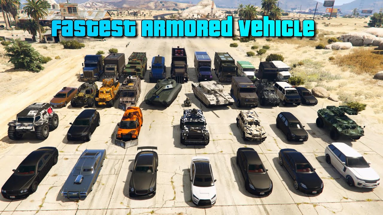 GTA V Fastest Armored Vehicle in whole game  Top Speed