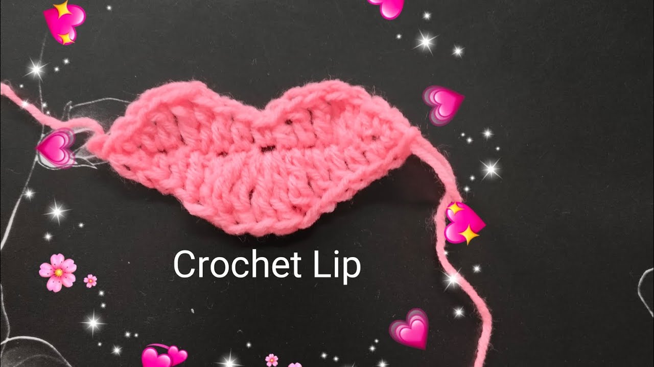 crochet Lip #crochet 