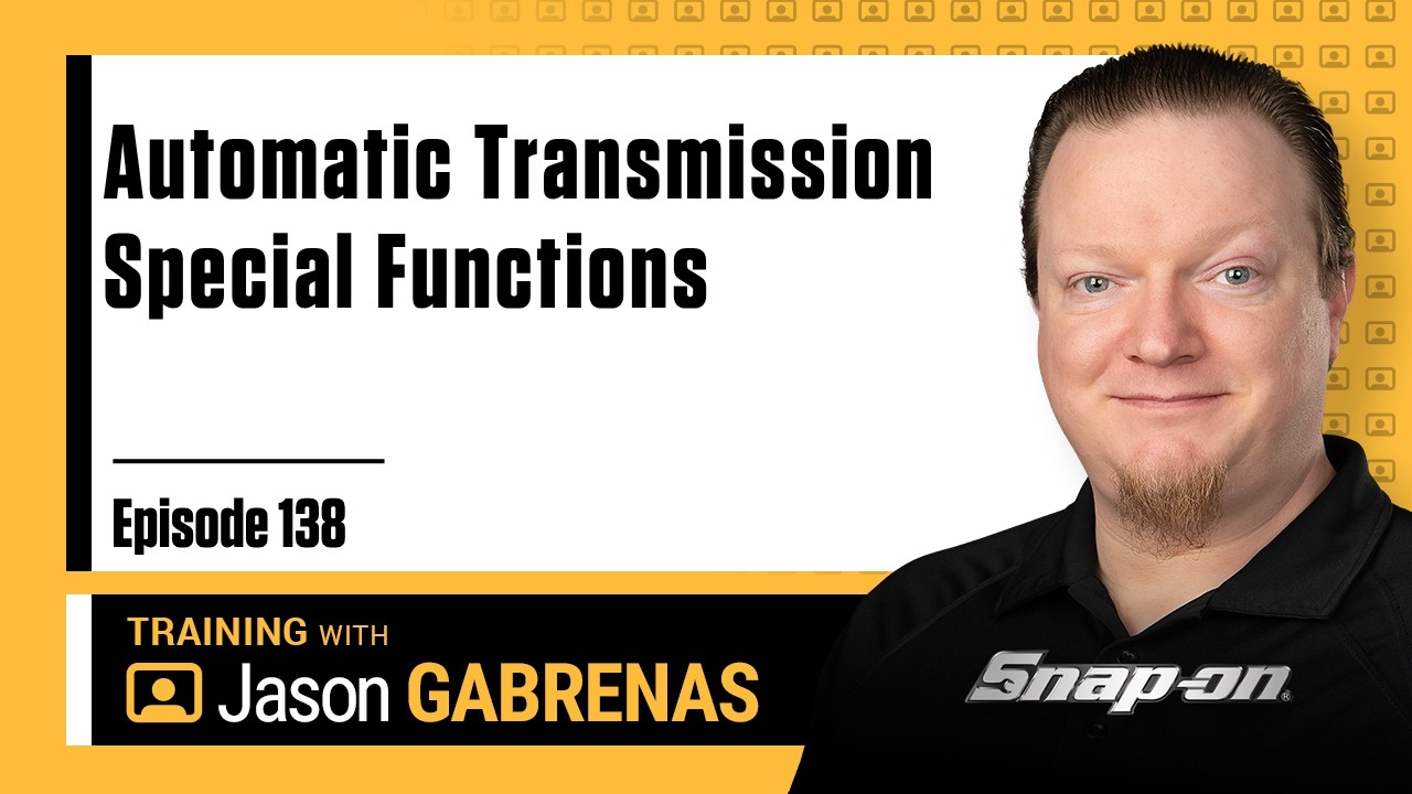 Automatic Transmission Special Functions - Snap-on Live Training Episode 138 | Snap-on Diagnostics