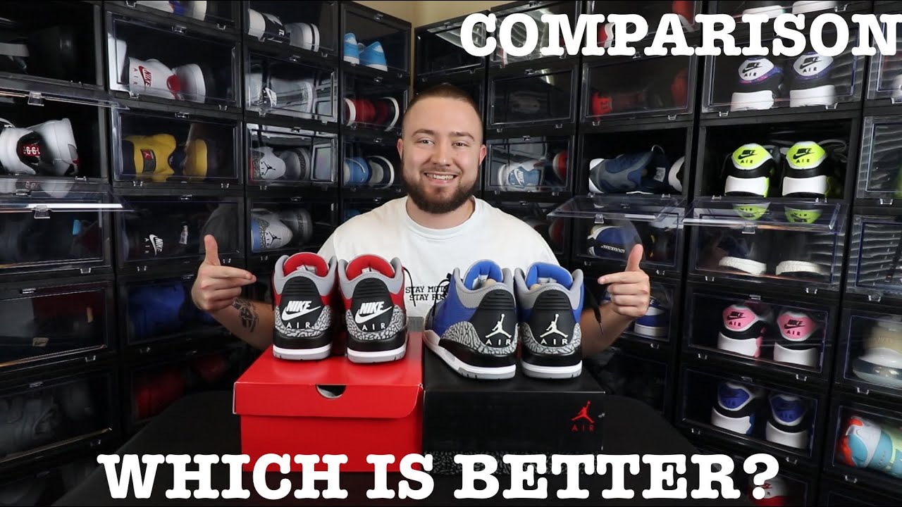 COMPARISON OF THE AIR JORDAN 3 “VARSITY ROYAL” AND THE JORDAN 3 “UNITE” WHICH IS BETTER?