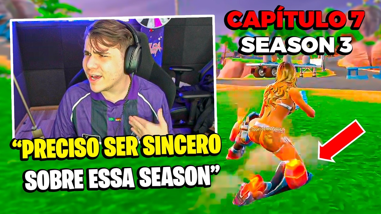 MUITO DIFERENTE! Pulga testa *NOVA TEMPORADA* do Fortnite