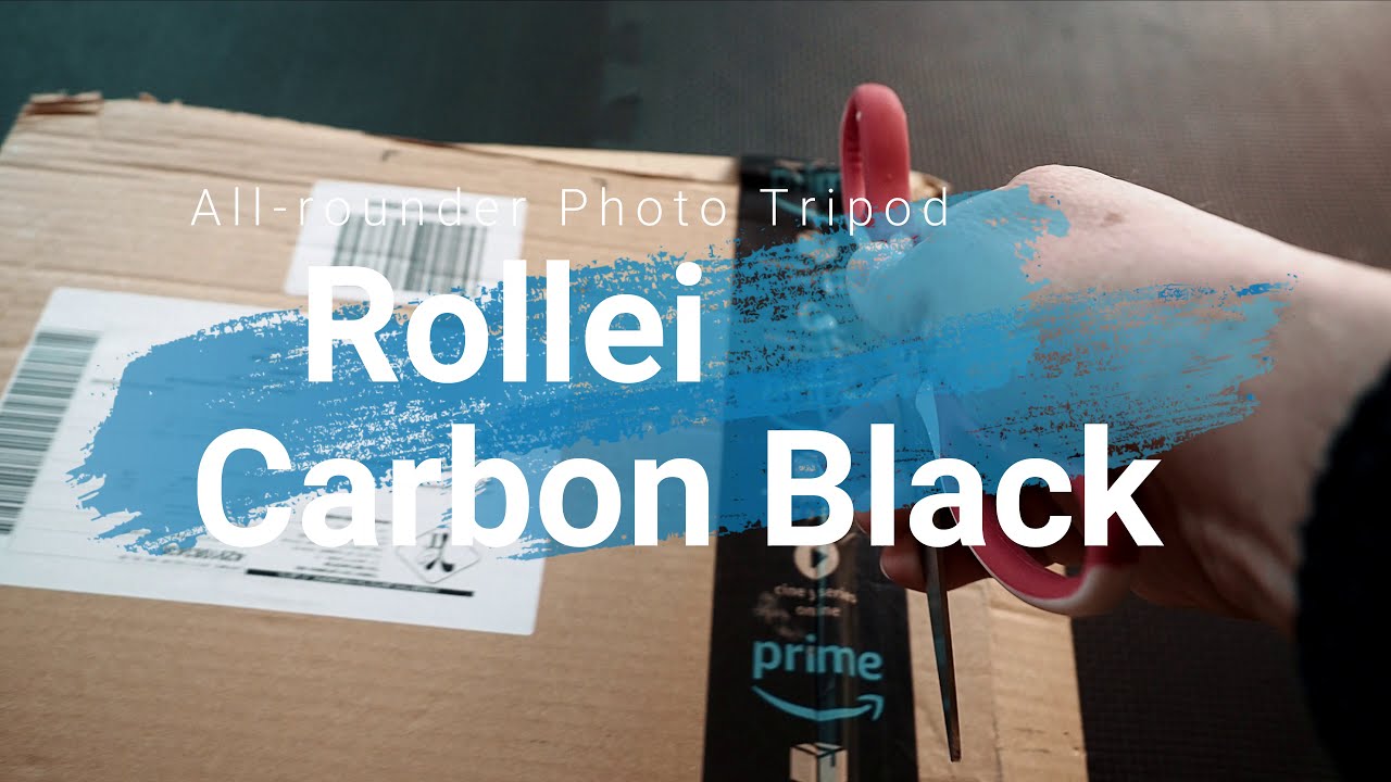 Rollei traveller lightweight Carbon Tripod (unboxing) [Greek]
