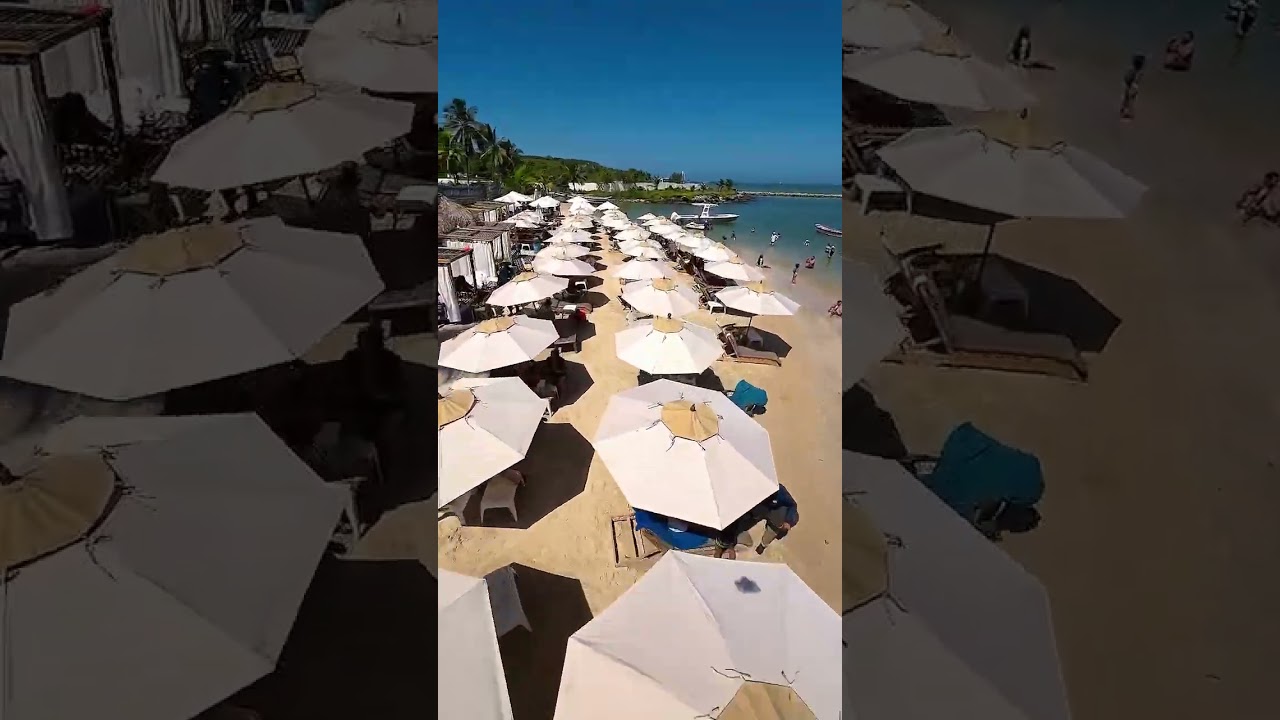Palmarito: una playa privada solo para ti 🌴☀️ Relax, comida caribeña y mar turquesa en Cartagena 💙