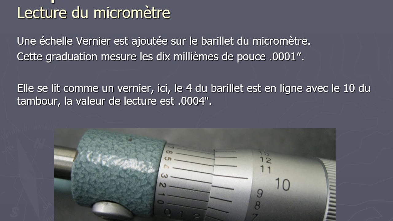 Inspection micromètre