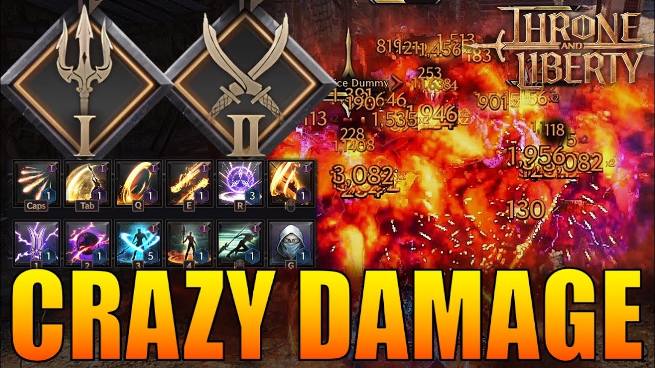 Throne & Liberty - Massive Damage SPEAR BUILD for Multi Target! - Skill Rotation & Questlog!