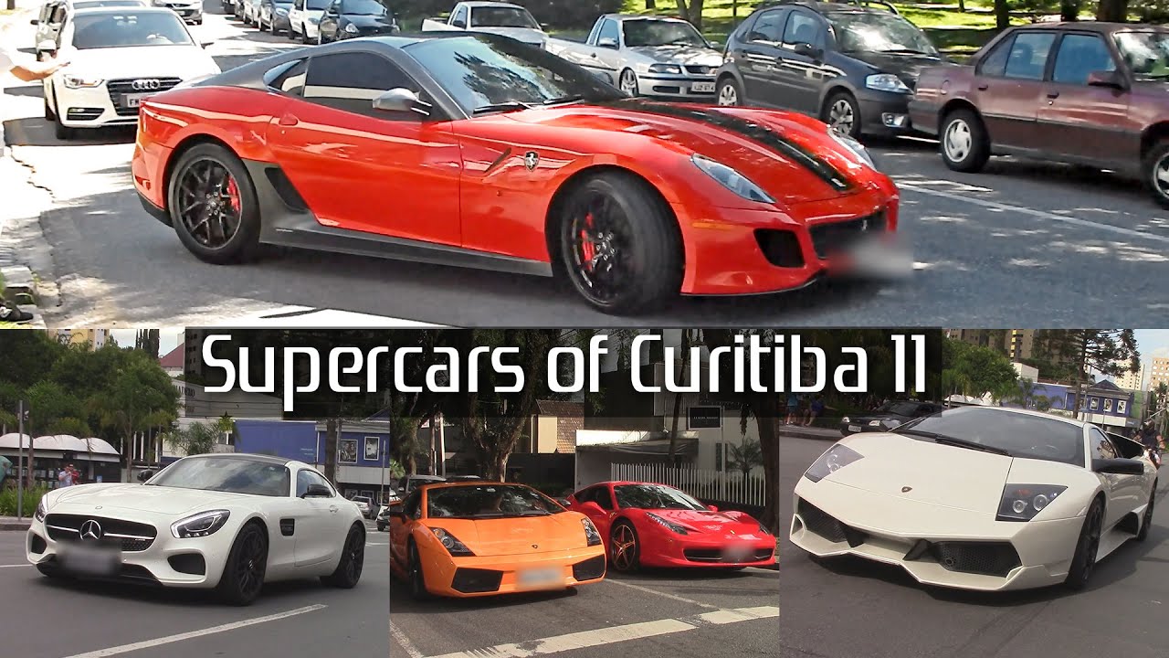 SUPERCARS OF CURITIBA #11 - 599 GTO, Murcielago, Scuderia, AMG GT, GT3 & More!