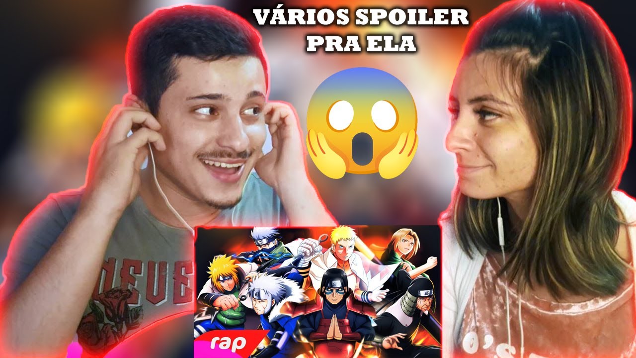 REACT EM CASAL | 7 MINUTOZ - Rap dos Hokages (Naruto) - A VONTADE DO FOGO | NERD HITS