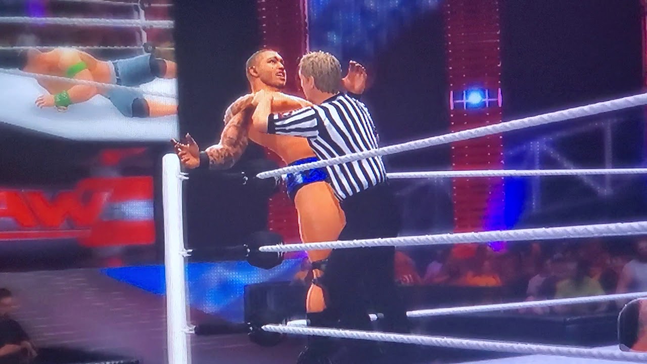 Randy orton attacked by referee