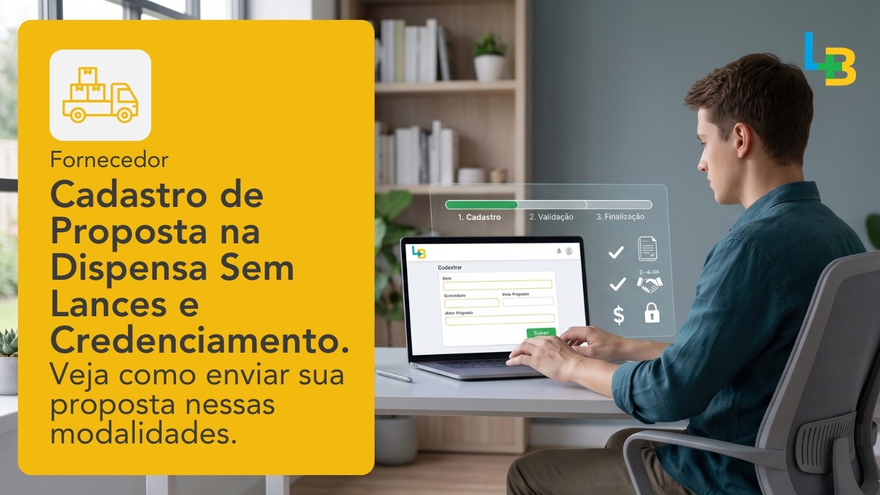 Cadastro da Proposta Inicial - Dispensa Sem Lances